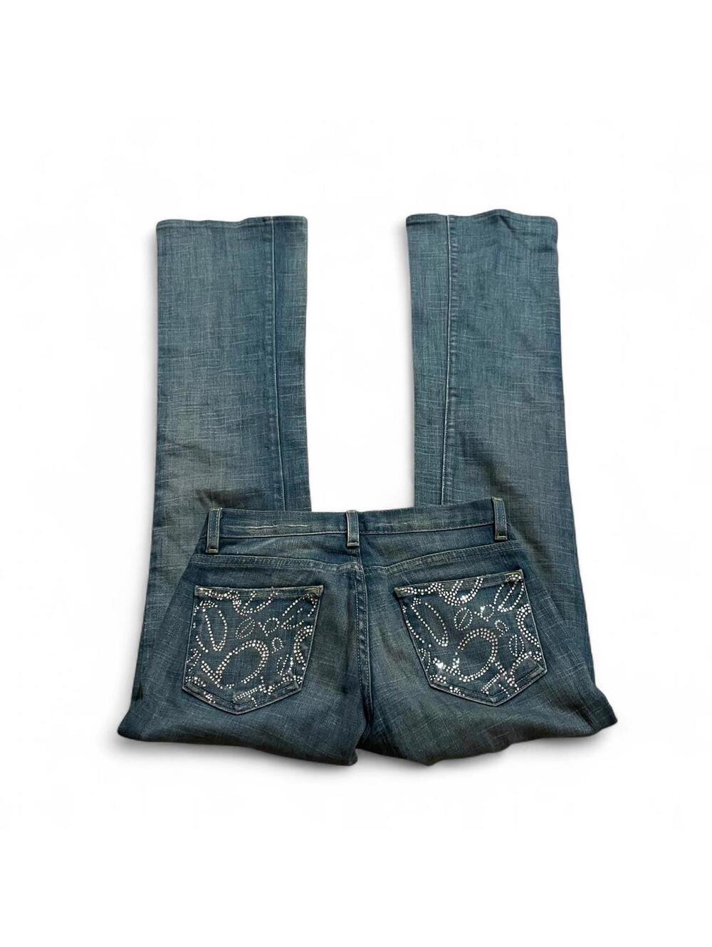 y2k Bebe rhinestone bedazzled jeans